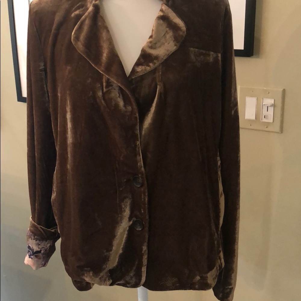 Velvet blazer
